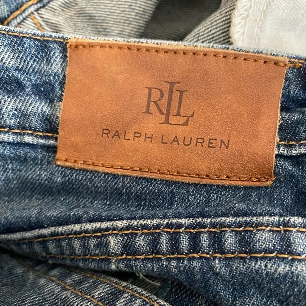 Lauren Ralph Lauren 100% Cotton Patchwork Boyfriend Jean Size 14